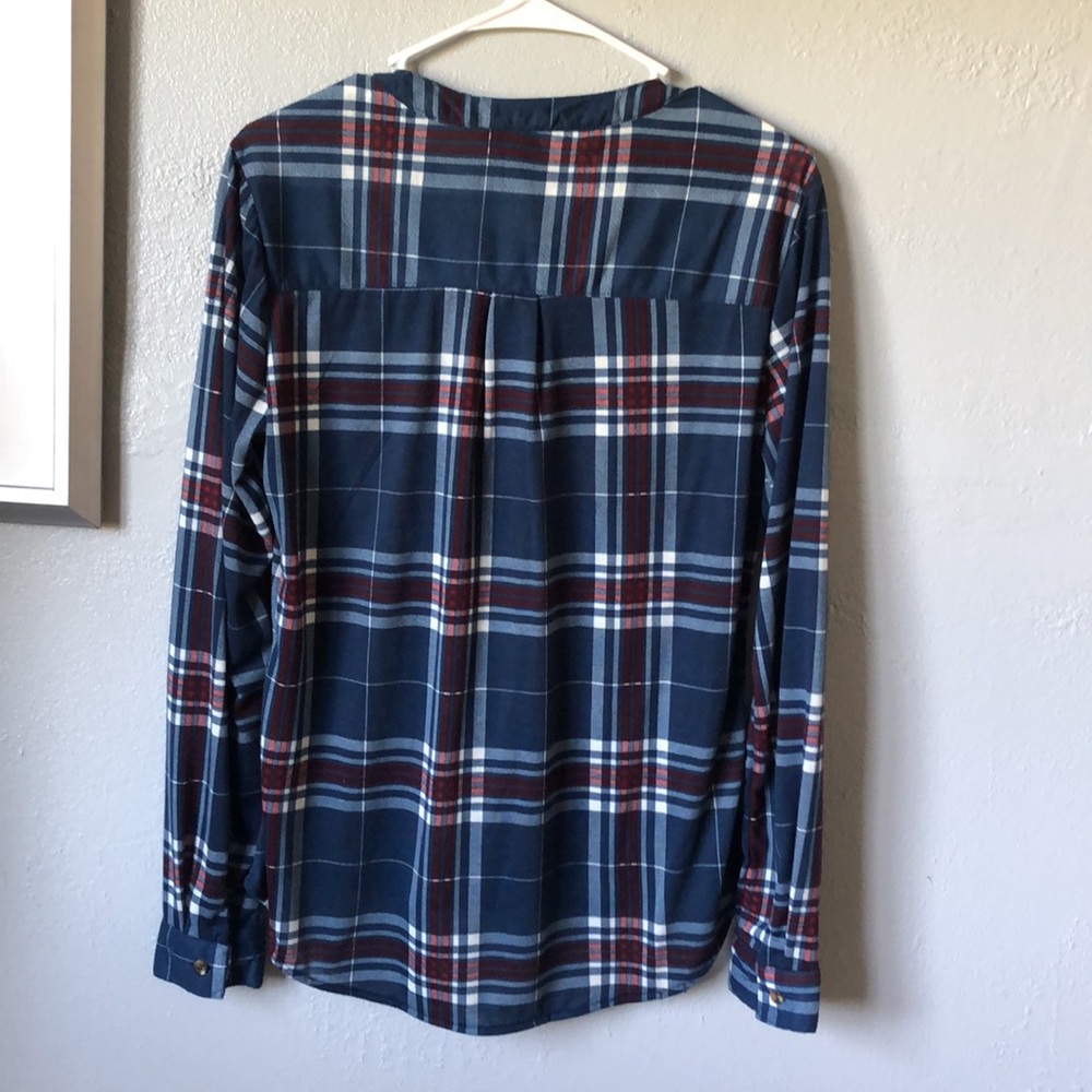 Rue21 size Small plaid long sleeve Top - Picture 6 of 6